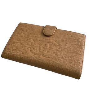 Beautiful Vintage CHANEL Caviar CC Wallet with Dust Bag